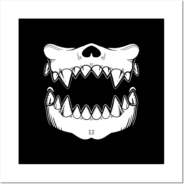 Skull Jaw Wall Art by Rothana